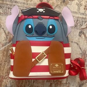 Disney Loungefly Stitch Pirate Mini Backpack